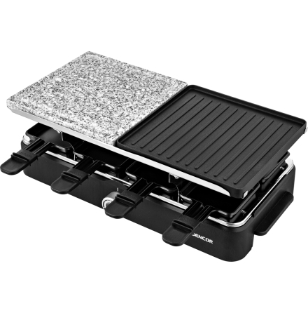 SENCOR Raclette Grill 2 i 1, Grill &amp; Stekhll