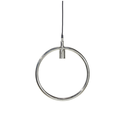 Fnsterlampa Circle i rsilver diam. 25Cm